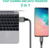 etguuds 12ft USB C Cable (2-Pack) - Fast Charging Braided Charger for Samsung Galaxy S22, S21, S20, Note 20, LG, Moto,