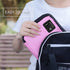 baozai Smart Watch Bands Organizer, Waterproof Portable Electronics Travel Accessories Bag, Pink