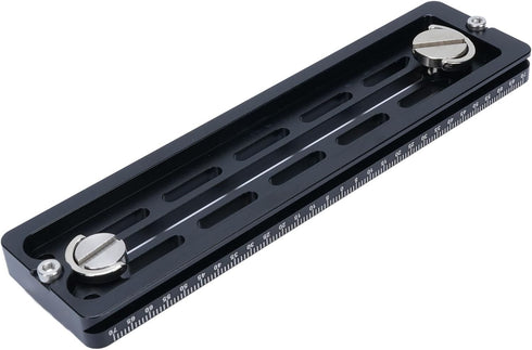 Akozon 1/4in 3/8in Camera Plate Aluminum Alloy Baseplate Screw for DSLR Mirrorless Action Compact Tripod Mount
