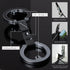 Amlanpin 1/4" Dual Magnetic Phone Holder, Screw Tripod Mount, Gym Magnetic Phone Stand for Car (Black)