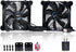 SCCCF USB Dual 120mm Control Fan, 5V Portable Cooling Fan for Flat-Screen TV