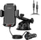 54W Bluetooth 5.3 FM Transmitter Car Adapter, 3-in-1, HiFi Bass Sound, Hands-Free Calling, Phone Holder
