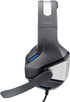 IQ Sound IQ-480G Pro-Wired Gaming Headset with Hi-Fi Stereo Headphones, Comfort, LED Lights, Universal Compatibility, Clear Conversations, in-Line Volume Control, for PC, Xbox, Playstation (Blue)