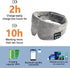 Soft Sleep Eye Mask Bluetooth Headphones, Adjustable Sleep Headband for Sleeping Meditation Insomnia, Wireless Music
