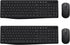 Wireless Keyboard and Mouse Combo, Lovaky 2.4G Full-Sized Ergonomic Keyboard Mouse, Quiet Click for Computer