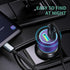 Rapid USB C Car Charger - Compatible for Samsung Galaxy S23/S22/S21/Note 20/Ultra/10/Plus, Quick Charge 3.0