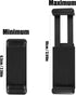 Universal Cell Phone Tripod Mount Adapter, Phone Holder Clip for Monopod Selfie Stick and More