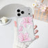 NITITOP 17 Compatible for iPhone Pro Max Case Clear Magnetic Compatible with MagSafe Cute Lily Flowers Floral for Women