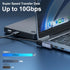 4 Pack USB 3.1 90 Degree Adapter, 2 Left Angle & 2 Right Angle USB A Male to Female Adapter for PC, Laptop, USB Devices