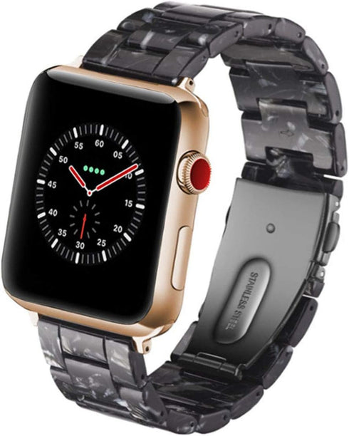 Band Compatible with iWatch 42mm 44mm 45mm 49mm, Colorful Resin Replacement Bracelet Strap for Apple Watch