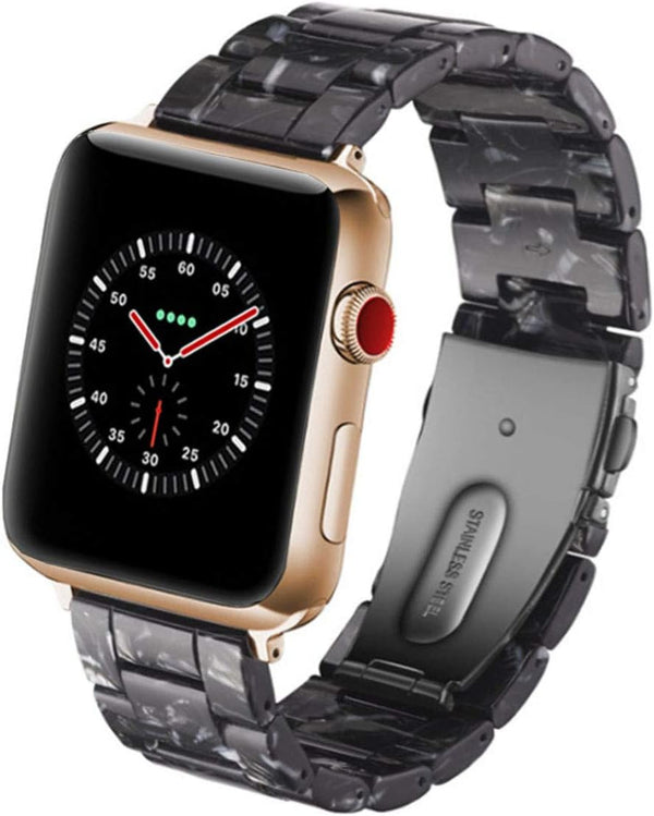 Band Compatible with iWatch 42mm 44mm 45mm 49mm, Colorful Resin Replacement Bracelet Strap for Apple Watch