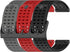 3 Pack Breathable Silicone Sport Wristbands Compatible with Popglory/NiUFFiT/Ddidbi P66 Smartwatch