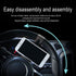 Car Steering Wheel Phone Mount, Portable Clip Holder for Universal Smartphone Use (Black)
