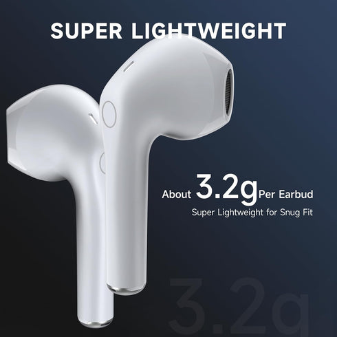 Hora Wireless Earbuds - Bluetooth 5.3, Deep Bass, Premium Sound, In-Ear, Mic, Charging Case for iPhone, Android,