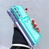 Tuokiou Samsung Galaxy S23 Case, Pink Wallet Phone Case with Card Slot & Transparent Protective Soft TPU