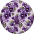 Vintage Flowers African Violet Lover African Violet Inspired Flower Pattern Plant Lover Floral PopSockets Standard