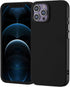 TENOC Phone Case Compatible with iPhone 12 & iPhone 12 Pro, Black Anti-Fingerprint Protective Bumper Matte Cover for