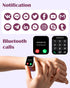 RUIMEN Smart Watches for Women Men - 1.85" HD Screen, Answer/Make Calls, Fitness Tracker, Heart Rate Monitor,