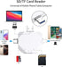 Hotcatconn iPhone/ipad/Android/Mac/Computer/Camera,5 in1 New SD Card Reader for Micro SD Card Reader Trail Camera