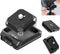 ULANZI UKA01 Quick Release Plate Kit, Arcac/F38 Interface Camera Mount with 1/4" to 3/8" Screw Thread Adapter