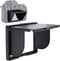 Zopsc Camera Viewfinder Sunshade, Foldable LCD Screen Sun Hood for 3.2 Inch