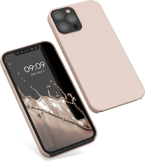 kwmobile Case for Apple iPhone 12 / 12 Pro, TPU Silicone Phone Cover with Soft Finish - Dusty Pink