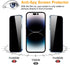 Pehael iPhone 14 Pro Privacy Screen Protector & Camera Lens Protector - 2+2 Pack, 9H Hardness, Easy Bubble-Free Install.