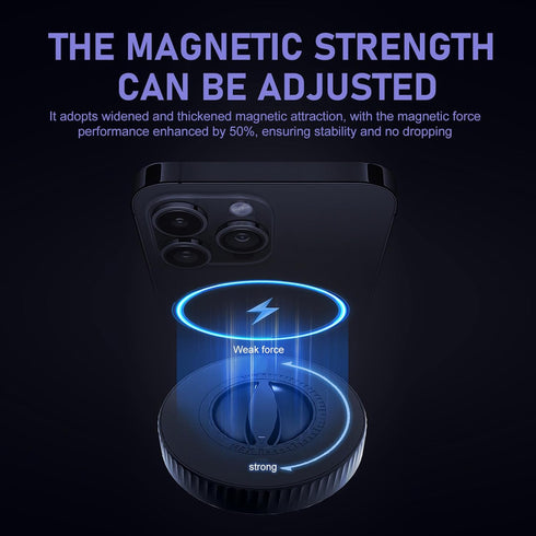 Titgoes Magnetic Wristband Phone Holder for Running, Adjustable Sports Armband Cell Phone Holder, Hands-Free Phone