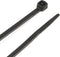 Performance Tool W2904 100 Pc Black Cable Ties, 4-Inch Length, 18 Lbs Tensile Strength, Resealable Bag