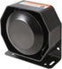 JAMTOM Compact PA Siren Horn, 200W/8 ohms Ultra Slim Speaker for Police, Ambulance, Engineer Vehicles