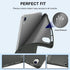 Soke iPad Mini 7 A17 Pro Case 2024, iPad Mini 6 Case 2021 with Pencil Holder, Shockproof Protection, Dark Grey