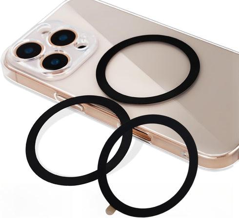 WDBmla 3Black for MagSafe Ring Sticker,Universal Metal Ring Compatible with MagSafe Accessories,for Phone/Samsung/Google
