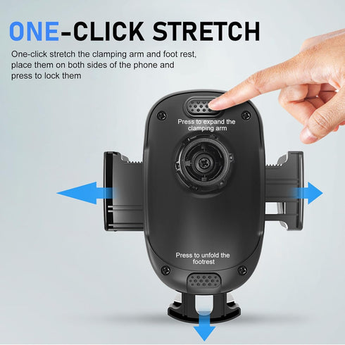 SLIMI 1 360 #01) PC CD Slot Phone Holder, Degrees Adjustable CD Slot Holder, Non-Slip Automatic Lock Mobile Phone