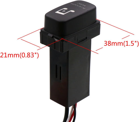 Car Bluetooth Music Adapter Module Panel Installation AUX Output Use for Mitsubishi,ASX,Lancer,Outlander,Pajero,Fortis by Timloon