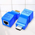 HDMI Extender Adapter, HDMI to RJ45 Ethernet Network Converter Over by Cat5-e/6 Cable Splitter 1080p up to 30m/98ft Repeater for HDTV HD TV DVD PS4 STB