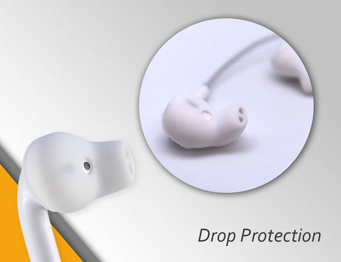 ACOUS Design Purest Earbuds Covers, Anti-Slip Sport Covers Compatible with Apple EarPods and AirPods (Olive Gray)