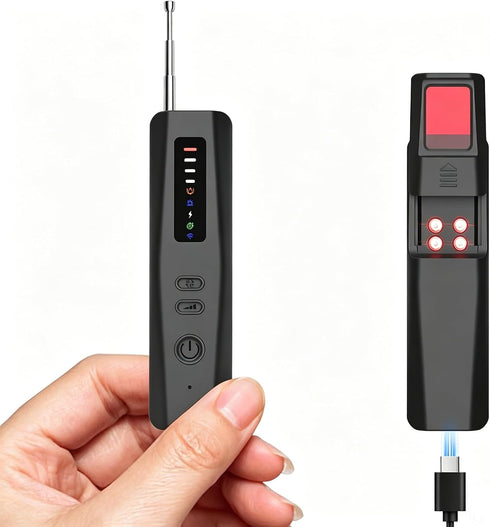 DREAMME Hidden Camera Detector with Silent Vibration 5-in-1 RF Bug Sweeper for GPS