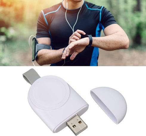 Wireless Charging for iOS Watch, Portable USB Charger for iOS Watch SE 8 7 6 5 4 3 2, Lightweight Magnetic Stand