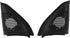 Aramox Stereo Speaker Trim, Pair Car Door Speaker Cover Trim Replacement for Corolla 2003 2006, Black