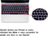 HRH Spanish Language Silicone ESP Keyboard Cover Skin for MacBook Pro 13"A1708 A1988 No Touch Bar (2018 2017 2016)&for MacBook 12"A1534 with Retina Display(2015)&A1931(2018)EU Keyboard Protector-Black