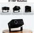 DAWASAPAT 1/4" Setup MINI Tabletop Projector Holder Mount with Screw & Cable Ties, Easy Stand for Most Projectors