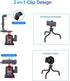 ULANZI Camera Tripod, Mini Flexible Stand with Hidden Phone Holder, 1/4'' Screw for Universal Cameras