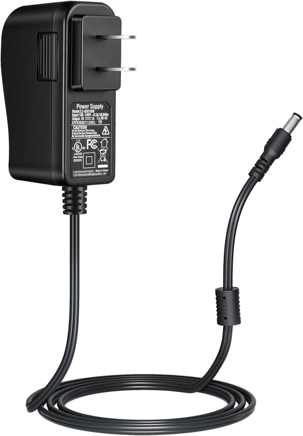 AC to DC 5V 1A Power Supply Adapter, Plug 5.5mm x 2.1mm