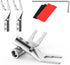 Viborg Pure Copper Speaker Spade Plug, Screw Locking Speaker Wire Connector, Fork Y Spade Lugs with Allen Wrench for