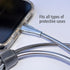 USB-C to USB C Fast Charger Cable 60W 3ft 2-Pack, Metal Braided Wire, Tangle Free Charging Cords