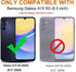 Samsung Galaxy A15 5G Case with Sliding Camera Cover & Tempered Glass Screen Protector, Rotatable Ring Holder Kickstand