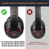 SoloWIT Cooling Gel Replacement Ear Pads Cushions for Beats Studio 2 & Studio 3 Wired & Wireless Headphones, Studio3 Studio2 Earpads with High-Density Noise Isolation Foam, Added Thickness - Black