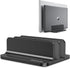 OMOTON Updated Dock Version Vertical Laptop Stand - Adjustable Holder for Up to 17.3 inch Devices (Black)