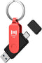 MOSDART 64GB Fast USB C Dual Flash Drive with Keychain - 2 in 1 OTG USB 3.1 Type-C Memory Stick