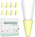 OneCut 8 Pcs Silicone Pencil Nib/Tip Protector Cap for Drawing Noiseless, Compatible for Apple Pencil 1st/2nd